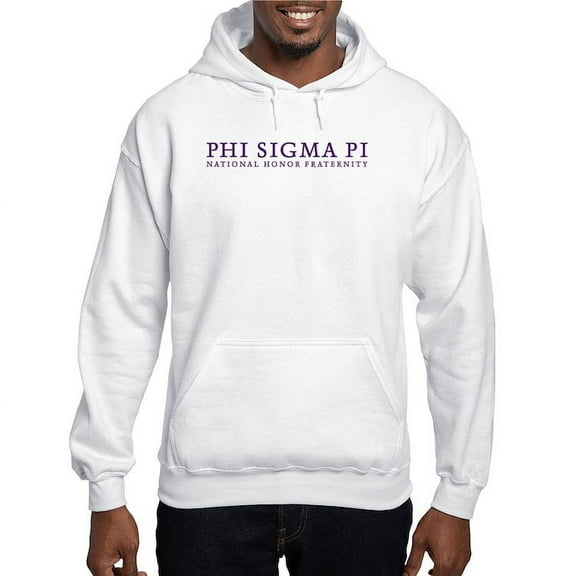 CafePress - Phi Sigma Pi Purple Wordmark Sweatshirt - Pullover Hoodie, Hooded Sweatshirt
