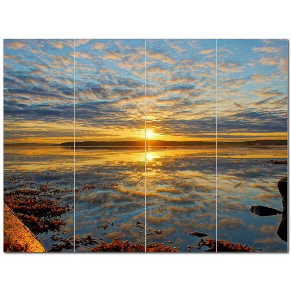 Sunset Photo Ceramic Tile Mural Kitchen Backsplash Bathroom Shower 405930-M43