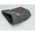 thumbnail image 2 of HW6132 Haakwear Theta Stitch Fusion Cuffed Beanie (Patent Pending Design)-Gray/Black, Made in USA, 2 of 4