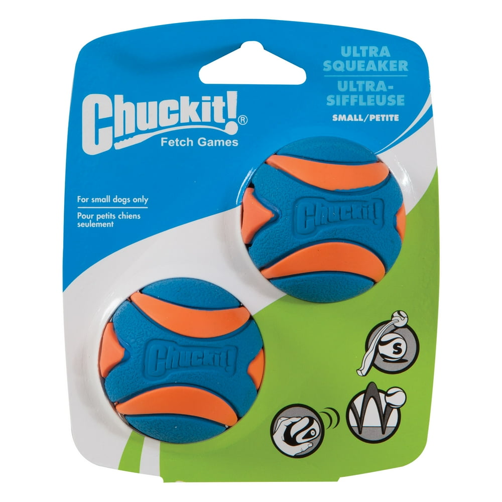 Chuckit! Ultra Squeaker Ball High Bouncing Dog Toy, Small