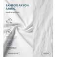thumbnail image 5 of DAVID ARCHY Men's Undershirt Bamboo Rayon Moisture-Wicking V-Neck T-Shirts Stretch Tees for Men, 3 Pack, 5 of 6