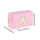 thumbnail image 2 of Bolsa de maquillaje con letras de chenilla, bolsa de cosméticos bonita, resistente al agua de gran capacidad para mujeres, 2 of 7