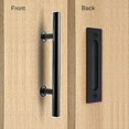 thumbnail image 3 of Black Stainless Steel Vintage Barn Door Handle, 3 of 3