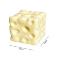 thumbnail image 4 of Guodhu Squishies toy,Non-Moldable Cheese Fidget Ball Stress Relief Toy – Handmade Decompression Squeeze Toy for Adults Kids Yellow(Yellow Cheese), 4 of 8