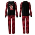 thumbnail image 1 of Pyjama de Noël Confortable et Décontracté pour Femmes Maman Ensemble de Pyjama Assorti pour Famille Col Rond Manches Longues Pantalon Long Vêtements de Famille Pyjamas, 1 of 4