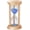 Blue + 2 minute, variant on 3 Minute Sand Timers, Wooden Mini Black Sand Hourglass for Classroom, 3 Min Bamboo Reloj De Arena, Small Sandglass Clock for Kitchen, Office, Game, Decor (Black)