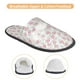 thumbnail image 3 of Balery Floral Pantuflas de Casa de Felpa Silenciosas con Diseño Estampado, Zapatillas Cómodas Antideslizantes de Algodón para Interior-Large, 3 of 8