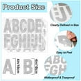 thumbnail image 2 of Neasyth 24 Sheets Large Letter Stickers 4 Inch Glitter Alphabet Number Stickers for Poster Board Bulletin Board Mailbox, 2 of 7