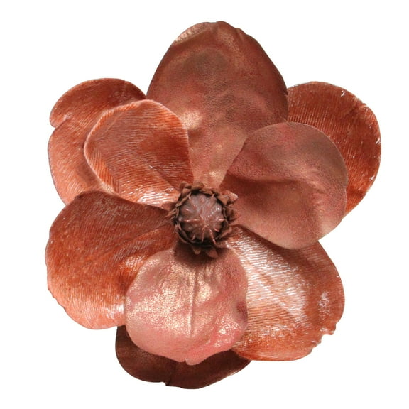 Northlight Artificial Magnolia Flower Christmas Clip Ornament - 7" - Peach