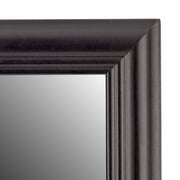 Gallery Solutions Black Wall-Mounted Curio & Shot Glass Display Case - 17x 32 Glass Door