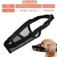 thumbnail image 2 of Dog Air Mesh Breathable and Drinkable Pet Muzzle for Anti Biting Anti Barking LickingBlack, 2 of 7