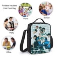 thumbnail image 5 of 3PCS SKZ Stray Korea Ki Backpack Set Large Capacity Bookpacks With Lunch Box Pencil Case 17In Backpack Set, 5 of 8