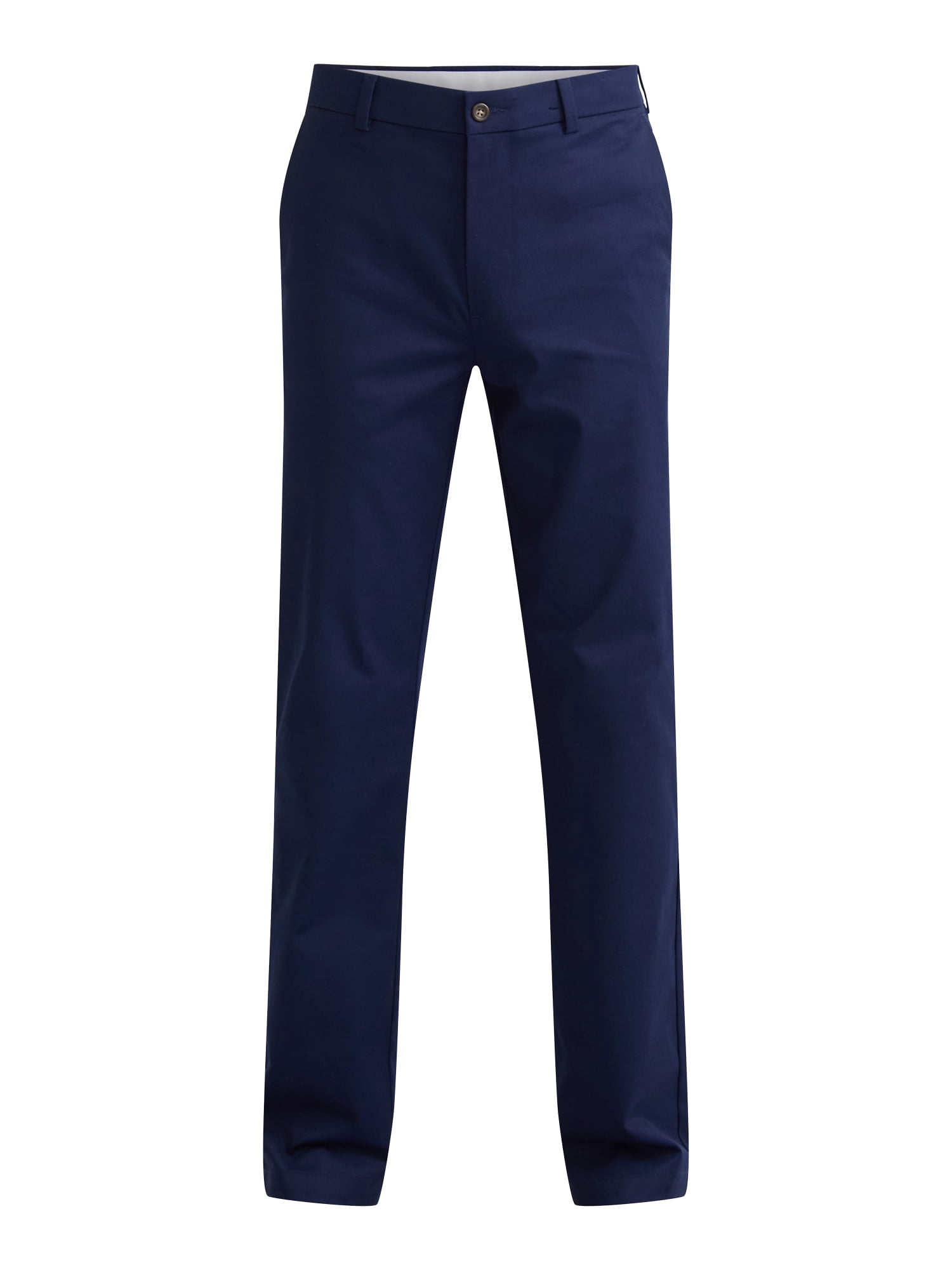 Mens Pants Stone 46x28 Flat Front Comfort Fit Stretch 46