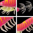 thumbnail image 2 of Señuelo Luminoso para Pesca Mar Camarón Patas Blandas Anzuelos Calamar Cebo () Rosa, 2 of 4