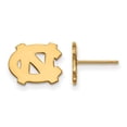 thumbnail image 1 of 925 Sterling Silver With GP LogoArt University of North Carolina XS Post Earrings; for Adults and Teens; for Women and Men, 1 of 2