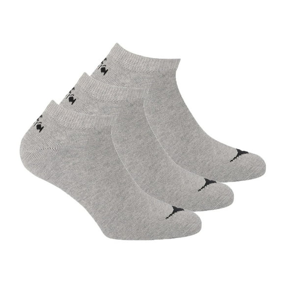 Diadora Unisex Sneaker Socks - 3 Pack, Logo Grey 43-46
