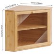 thumbnail image 3 of CHIKANSTORE Bread Box 2 Tier Corner ,Black Bread Box Modern Corner, Storage Container and Holder for Kitchen Countertop for Homemade Bread Airtight Loaf, Vintage Storage for Homemade Bread(1PC), 3 of 8