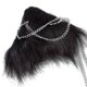 thumbnail image 5 of Pinzas para el pelo Yinane con Orejas de gato de peluche decoración Halloween, 5 of 8