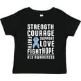thumbnail image 3 of Inktastic ALS Awareness Strength Courage Support Boys or Girls Toddler T-Shirt, 3 of 5