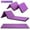 Purple, variant on YRLLENSDAN Gymnastics Mats, Cartwheel Mat Wrestling Mat Yoga Mat Thick 2 Inch Folding Exercise Mat Tumbling Mats for Gymnastics for Home, Black