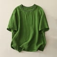 thumbnail image 2 of Women's Tops, Women T-Shirt Oversize Boyfriend Style Basic Tees Casual Loose T-Shirt, 2 of 8