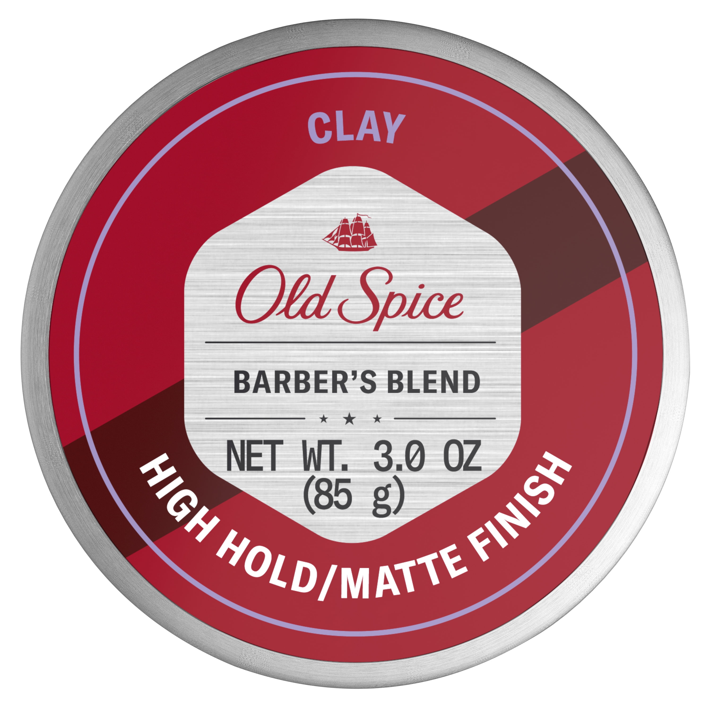 Old Spice Barber's Blend Styling Clay for Men, Aloe Infused, 3 oz