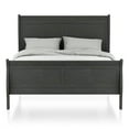 thumbnail image 4 of FOA Jussy 5pc Gray Wood Bedroom Set-Queen+2 Nightstands+Dresser+Mirror, 4 of 11