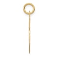 thumbnail image 3 of 14K Yellow Gold Large Fancy Script Initial R Charm, 3 of 4