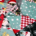 thumbnail image 4 of Cozy Printed Throw Christmas Blanket - 300 GSM Fleece Throw Size for Home Decoration, Ultra Soft Blanket (Throw - 50" x 60") - I, 4 of 6