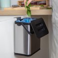 thumbnail image 4 of Xingzhi 4L Hanging Trash Can Waste Bin Cabinet Mounted Over Indoor Trash Door Bin Steel Type B 4L, 4 of 5