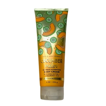 Bath and Body Works Cucumber Melon Ultimate Hydration Body Cream Set (8 OZ / 226 g)