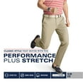 thumbnail image 3 of IZOD Men's Performance Stretch Straight Fit Flat Front Chino Pant, Black, 30W x 32L, 3 of 6