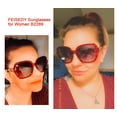 thumbnail image 2 of Gafas de Sol Polarizadas para Mujer FEISEDY Cuadradas Brillantes B2289, 2 of 8