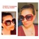 thumbnail image 2 of Gafas de Sol Polarizadas para Mujer FEISEDY Cuadradas Brillantes B2289, 2 of 8