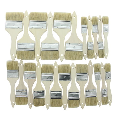 Lot 72 pcs new Natural disposable Bristle 2.5/" Chip Brush Paint Stain