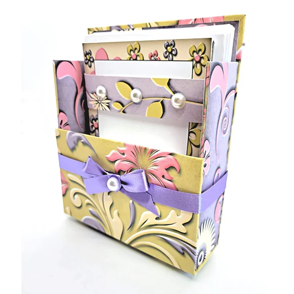 42-Pc Stationery Gift Box Set W/Reusable Desktop Organizer Box And Gold Pen - Pi