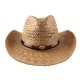 thumbnail image 4 of Sonducket Sombrero de sol tejido, gorras de playa con visera rizadora transpirable, gorras de verano de moda de Color sólido para exteriores, Sombreros, 4 of 6