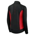 thumbnail image 3 of Women's Fanatics Black Chicago Bulls Studio Fitted Full-Zip Gym Track Jacket, 3 of 3