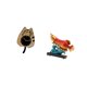 thumbnail image 5 of Reloj de pared,Reloj de pared decorativo con forma de gato para sala de estar silenciosa,Reloj de pared de madera,decoración moderna,Estatua de pez,Estatua de pez arowana,decoración Feng Shui, 5 of 8