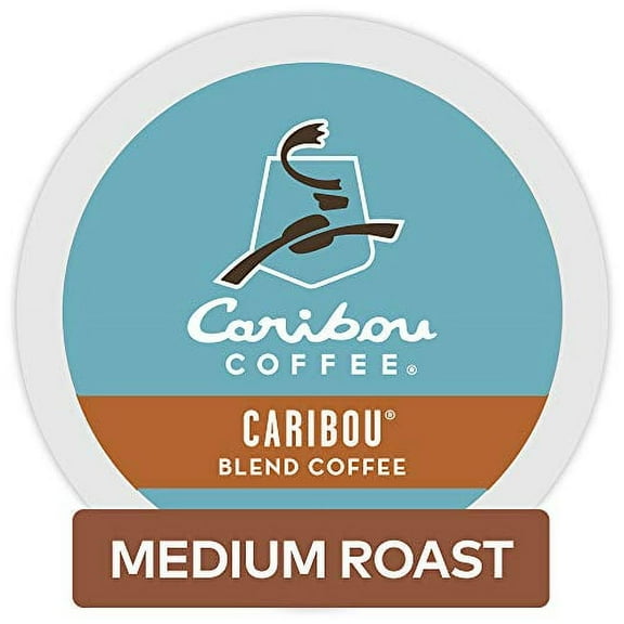 Caribou Coffee Caribou Blend, Single-Serve Keurig K-Cup Pods, Medium Roast Coffee, 72 Count