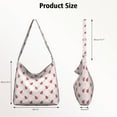 thumbnail image 4 of Sac Fourre-Tout en Toile Coccinelle Mignonne – Motif Dessin Animé à Pois Rouges, Imprimé Coccinelle de Jardin, Réutilisable et Écologique, 4 of 5