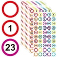 thumbnail image 3 of 160 Sheets  Numbers Stickers Self-adhesive Number Labels Identification Labels for Office, 3 of 8