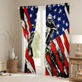 thumbnail image 3 of Dirt Bike 30%-50% Blackout Curtains American Flag Curtains & Drapes, Motocross Rider Curtains Grunge Extreme Sports Window Curtains Tie Dye Motorbicycle Window Treatments 52Wx63L, 3 of 5