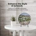 thumbnail image 6 of Iron Display Stand, Black Iron Easel Plate Display Photo Holder Stand, Displays Picture Frames, Cookbooks, Decorative Plates, Tablets and Art 4 -12 Inch, 6 of 8