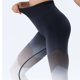 thumbnail image 3 of MKLEKYY Conjunto deportivo para mujer, pantalones de yoga largos ajustados con degradado, pantalones de fitness de cintura alta sin marcas para mujer, 3 of 4