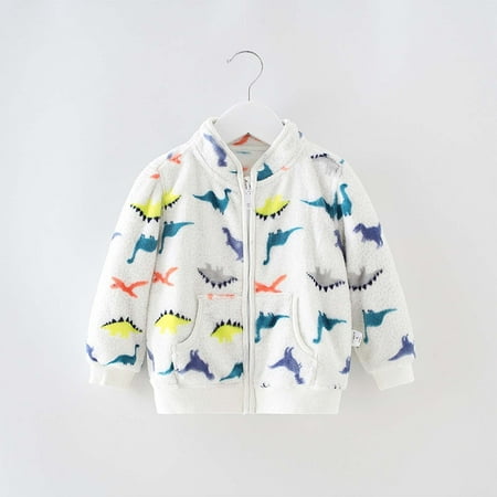 

Holiday Savings Clearance 2022! VOBERRY Winter Jacket Newborn Baby Boy Girl Cute Print Flannel Multicolor Cardigan Flannel Top Multicoloured 80