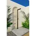 thumbnail image 6 of DAX Freestanding Outdoor Stainless Steel Shower, Matte Black, 6 of 6