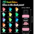 thumbnail image 2 of Set de Pinturas Fluorescentes X ARTY HUB 15 Colores 450 ml UV, 2 of 6