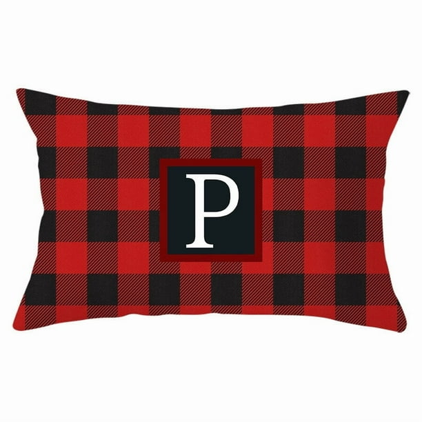 Funda de almohada navideña con diseño de muñeco sin rostro, gnomo enano, duende, enrejado, árbol de Navidad, copo de nieve, lino estampado, funda de almohada para sofá, funda de almohada de piel de me