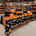 thumbnail image 4 of Halloween Disposable Tablecloth 54x108Inch, Black Pumpkin Design Party Cloth, Waterproof Plastic Table Cover for Indoor Outdoor Dining Buffet Decor, 4 of 7